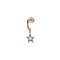 Orecchini Rue des Mille Donna Stardust Double in Argento Zirconia ORZ-FA TR STE - ORZ-FA TR STE